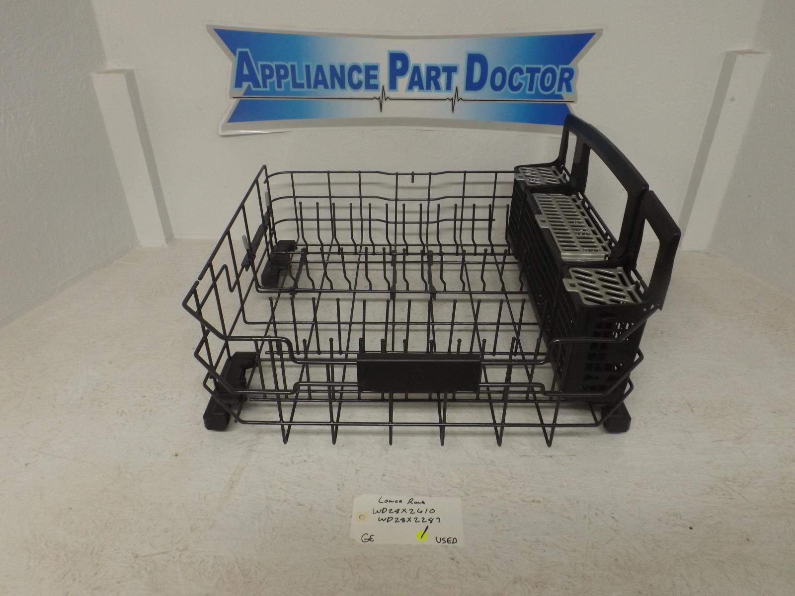 GE Dishwasher WD28X2610 WD28X2287 Lower Dish Rack Used GE Dishwasher WD28X2610 WD28X2287 Lower Dish Rack Used